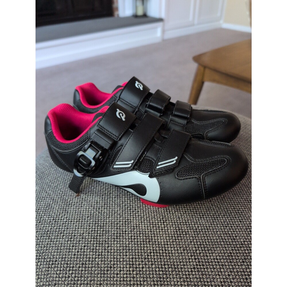 Perfect Peloton cycling bike shoes with look delta cleats EU 40 US women's 9